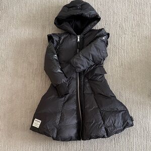 nununu Black Hooded Jacket for girls